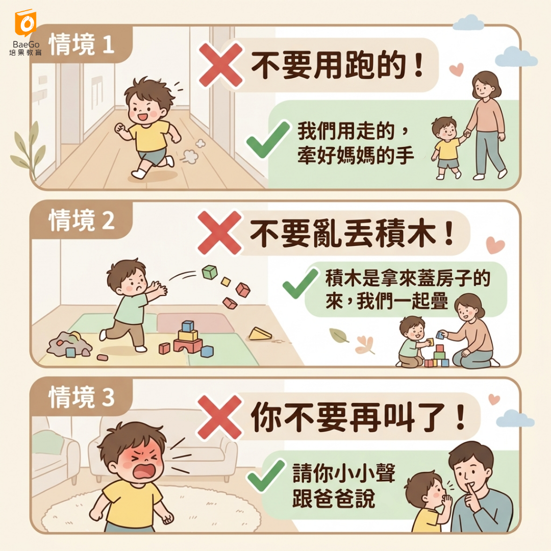 正向描述的實例