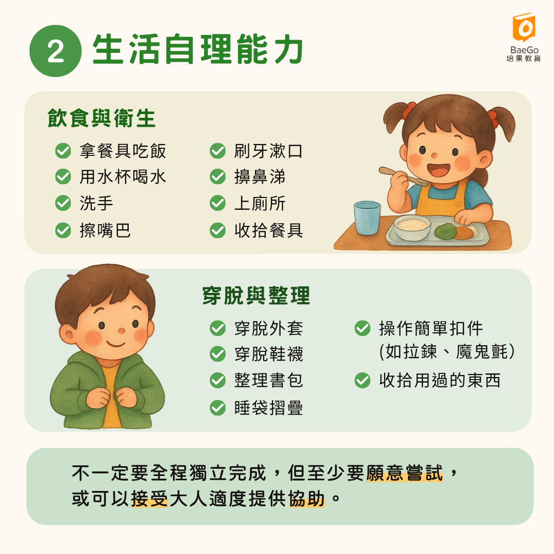生活自理能力
